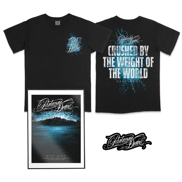 Parkway Drive - Deep Blue Crushed T-Shirt Bundle