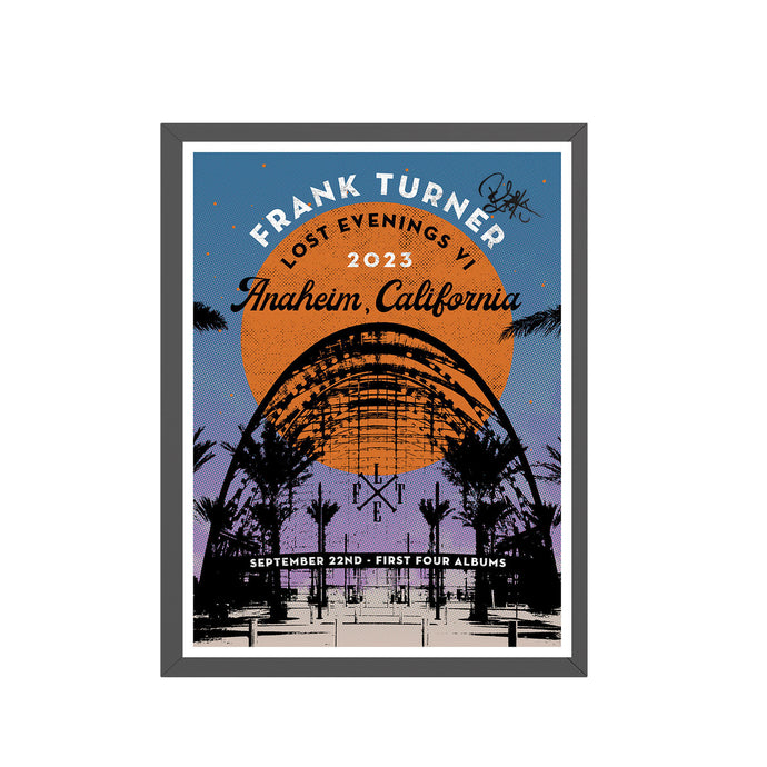 Frank Turner - *SIGNED* Lost Evenings VI Poster Night 2 (September 22, 2023)