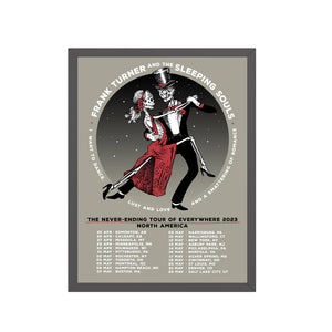 Frank Turner - North American Spring '23 Tour Poster