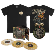 Load image into Gallery viewer, Parkway Drive - Home Reaper T-Shirt &amp; Banksia Gold 3LP Bundle