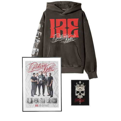 Parkway Drive - 10 Year Anniversary IRE Hoodie & Patch Bundle