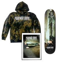 Load image into Gallery viewer, Parkway Drive - KWAS 20 Year Anniversary Tie Dye Pullover Hoodie Bundle