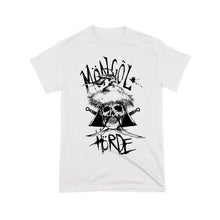 Load image into Gallery viewer, Mongol Horde Skull Logo T-Shirt White
